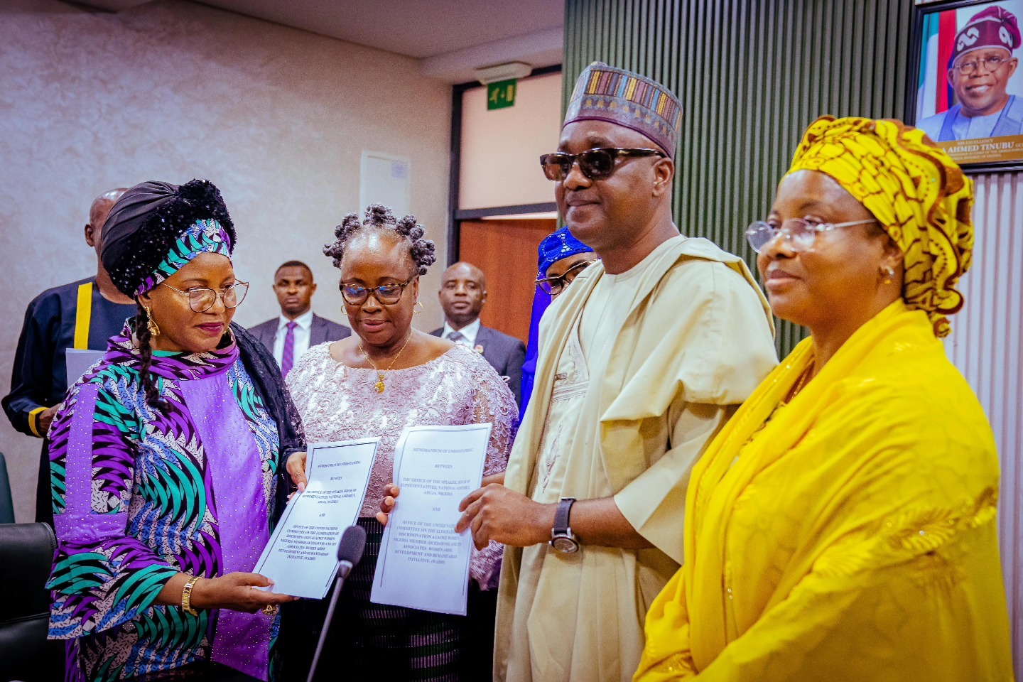 House of Rep Signs Memorandum of Understanding with United Nations Committee on Elimination of Discrimination Against Women