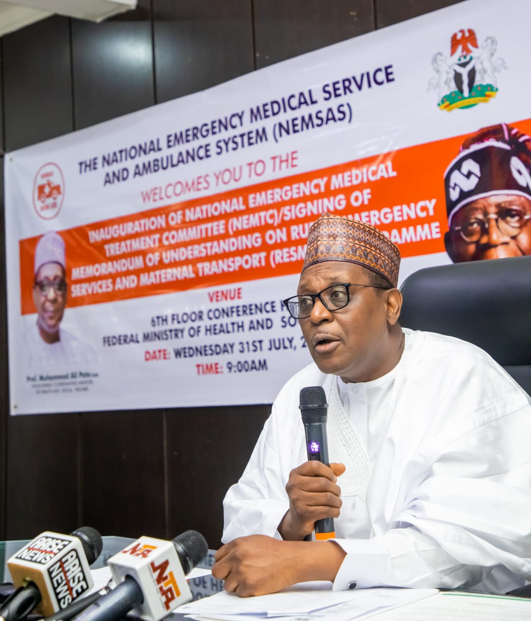 Coordinating Minister of Health Unveils NEMTC, Signs MoU with NPHCDA, NMEP to Enhance Healthcare for Nigerians