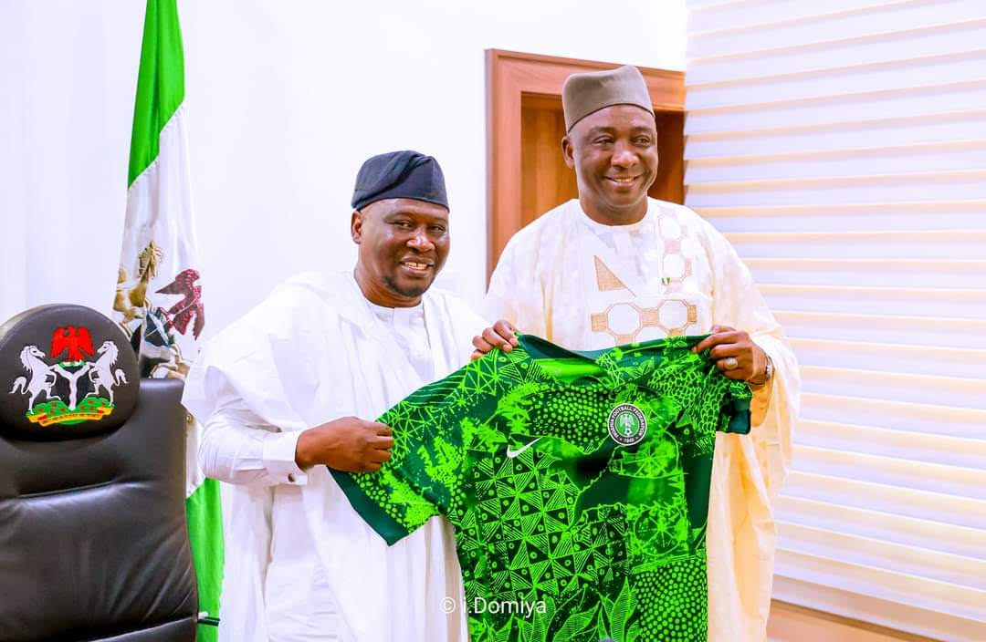 Gov Fintiri assures NFF of a state-of-the-art stadium in Yola in the coming months