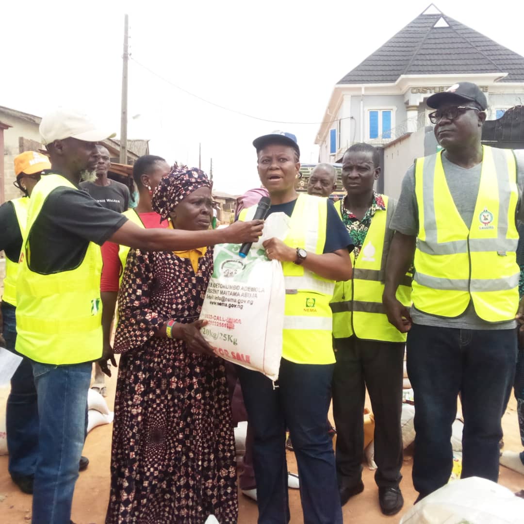 NEMA flags off distribution of relief materials to flood victims in Alimosho