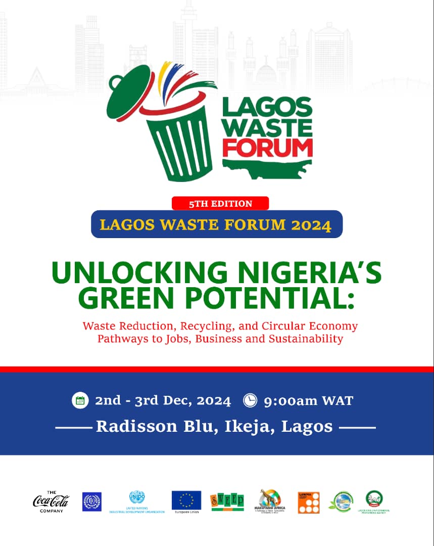 UNIDO, ILO, others to headline 5th Lagos Waste Forum