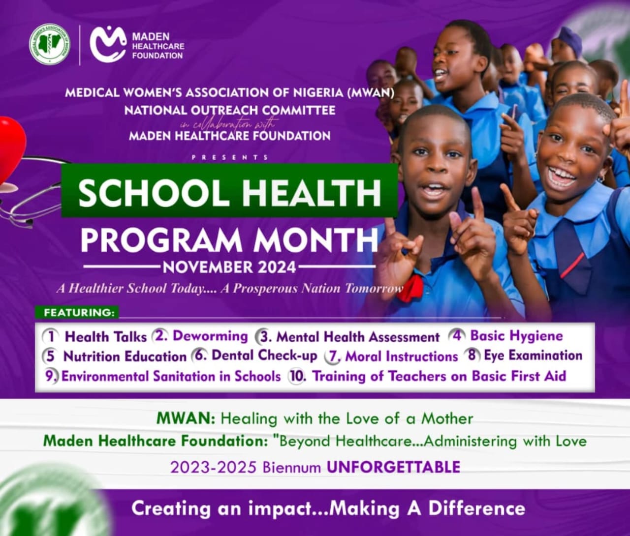 MHF, MWAN Partner on Nationwide School Health Program to Enhance Student Well-being in Nigeria