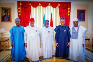 President Tinubu and leadership from National Assembly 