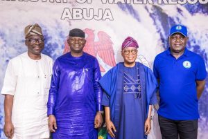 Group photograph of the Honourable Ministers and the Permanent Secretaries