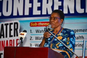 The Director of Water Quality Control and Sanitation, Mrs. Elizabeth Ugoh, represented the Permanent Secretary, Mr. Richard Pheelangwah, at the Maiden Edition of the Water Quality Conference in Abuja.